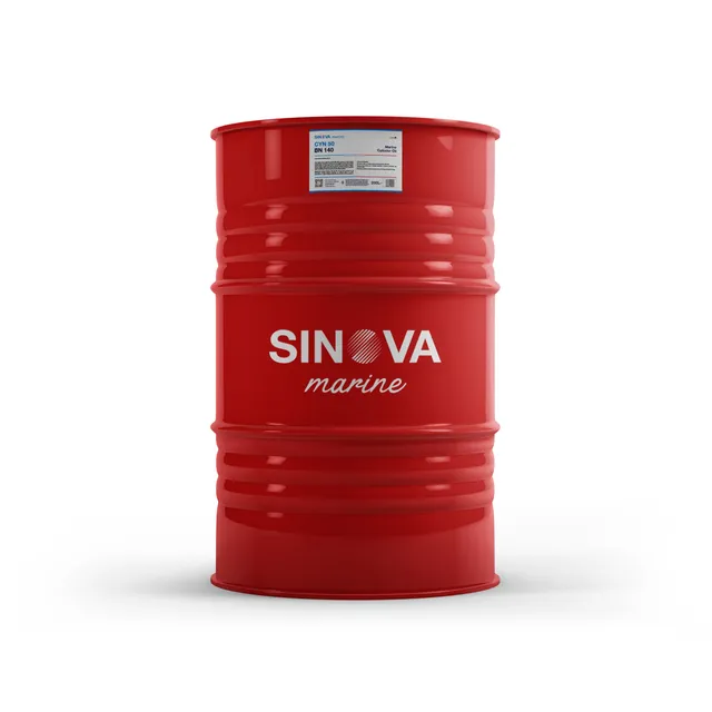 Sinova Marine CYN 50 BN 140 cylinder oil in a steel drum